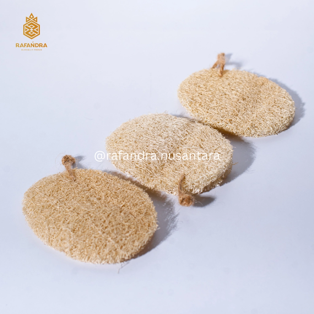 Rafandra Medium Loofah Pad Blustru (PM-LF8)